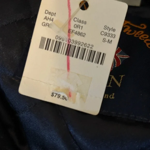 J.Crew Tweed Flat Cap - Blue and Gray NWT - Picture 3 of 4